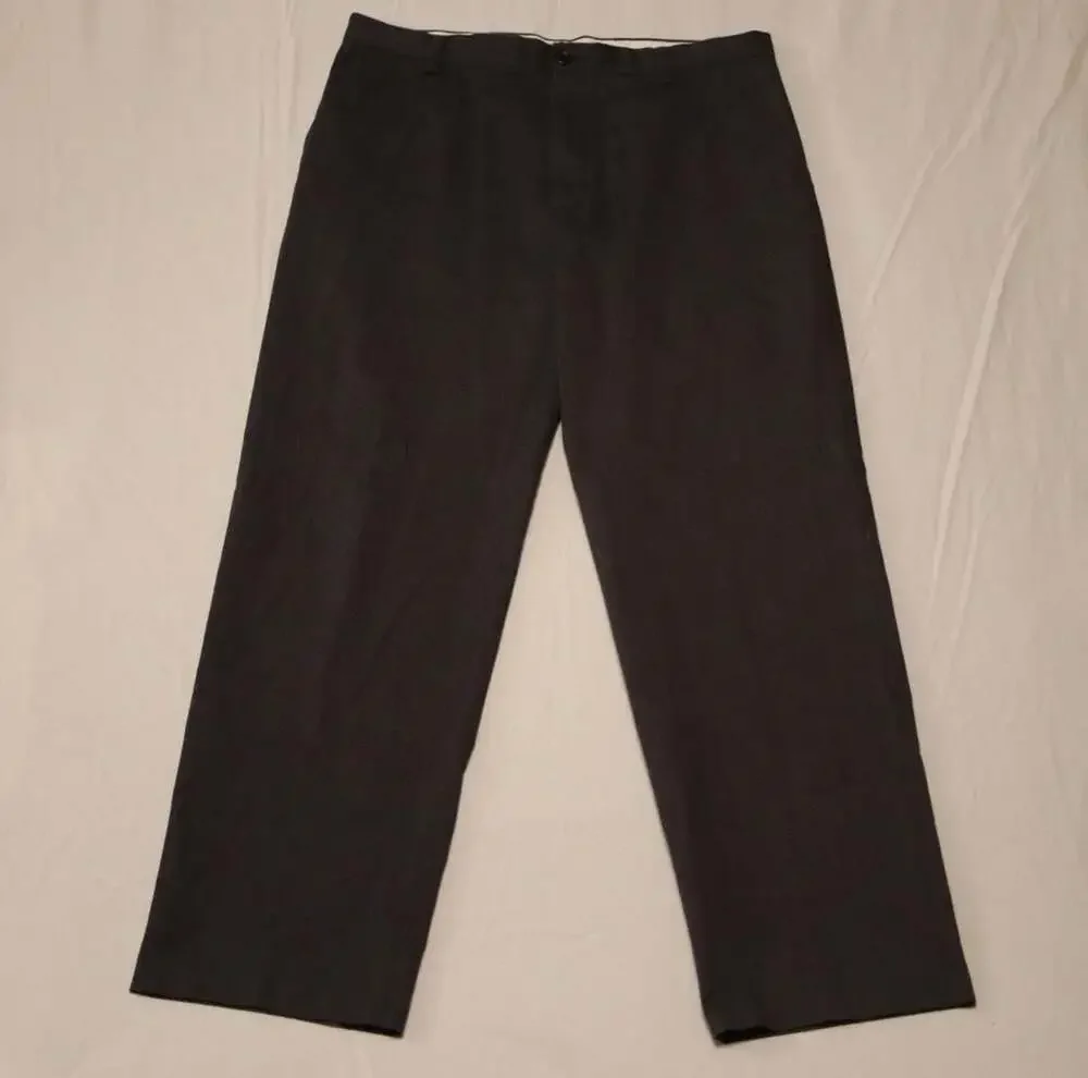 Dockers Classic Fit Men's Flat Front Dress Pants, Dark Brown, Size 36x32